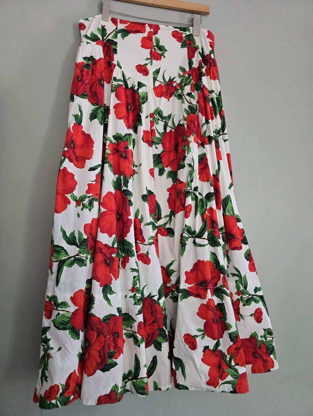 Anthropologie Drop-waist A-line Maxi Skirt, Size 14 - Picture 2 of 12